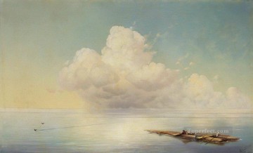  calma Pintura - Ivan Aivazovsky nube sobre el mar en calma Paisaje marino
